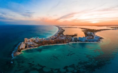 Panoramic view in Cancun
