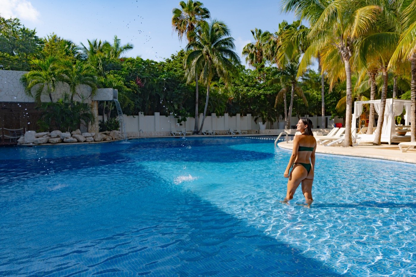 Pool at Grand Oasis Tulum Riviera Hotel