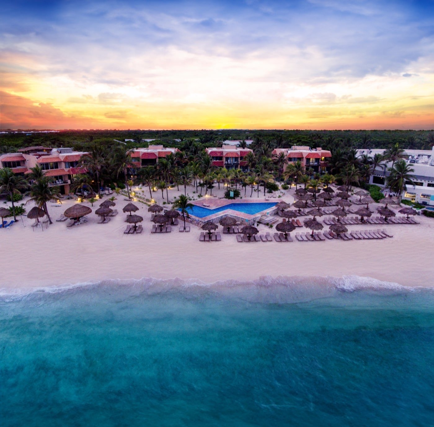 Panoramic Photo of Grand Oasis Tulum Riviera Hotel